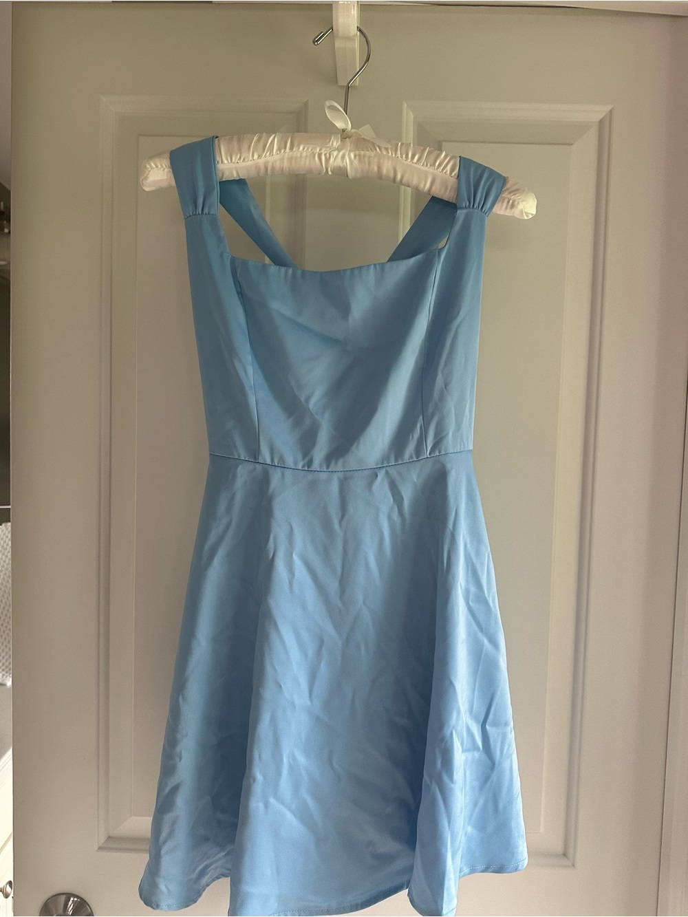 Lulu's Light Blue A-Line Dress